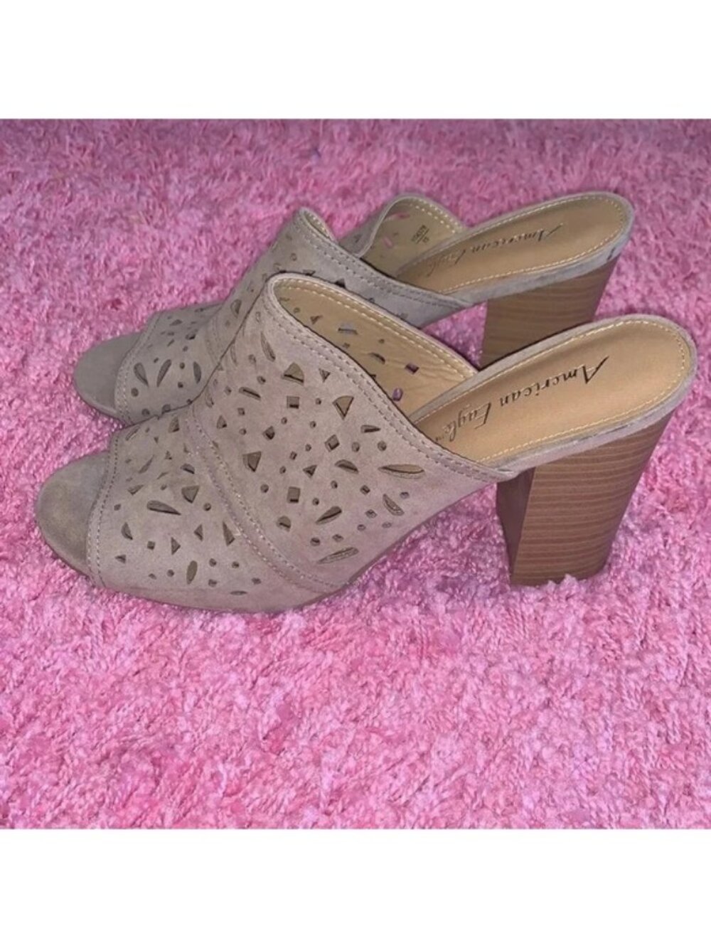 American Eagle Laser Cut Heels